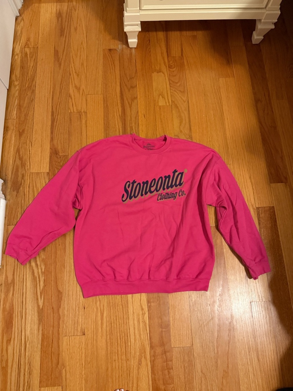 Stoneconta Clothing Co. Hot Pink Graphic Sweatshirt